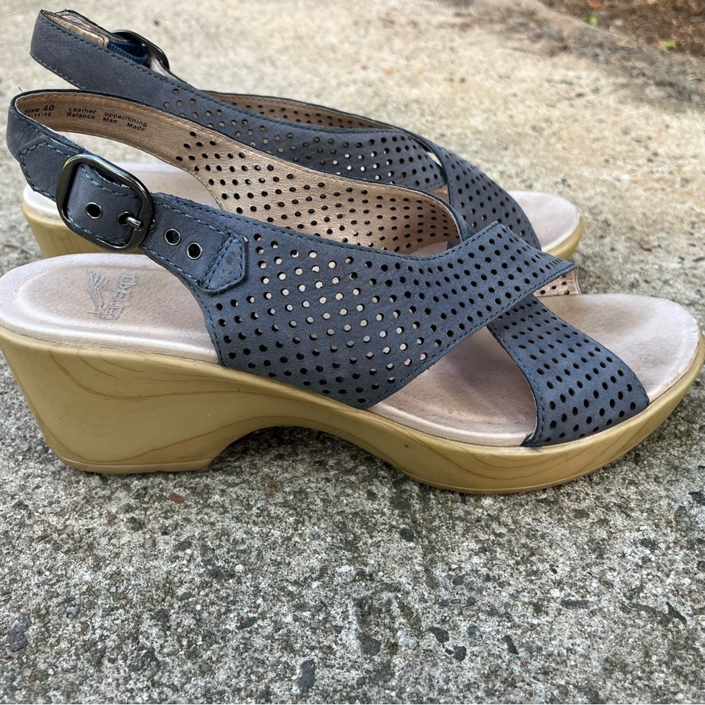 Dansko Jacinda Leather Sandals Size 9.5